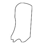 6QY36DX9AA - Body: Hinge Cover for Jeep: Cherokee Image