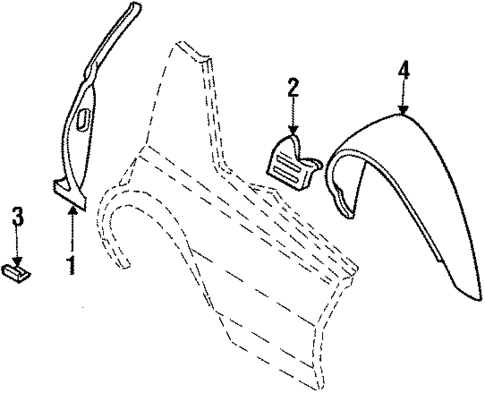 Inner Components for 1985 Oldsmobile Delta 88 #2