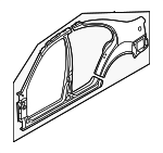 1J5809605N - Body: Uniside Assembly for Volkswagen Image