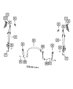 6ZF462U6AB - : Front Outer Seat Belt, Right for Mopar Image