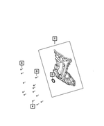 6509284AA - 2.0L I4 DOHC DI Turbo ; Engine: Hex Flange Head Bolt, Mounting for Mopar Image