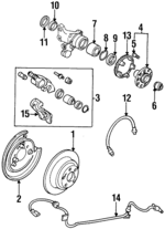 27540AC050 - Brakes: Rear Speed Sensor for Subaru: Impreza, Legacy, SVX Image