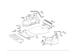 2046905626 - Trim and Lining: Trim, Wheel Well for Mercedes-Benz Image