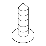 30670603 - Suspension: Rear Mount Mount Bolt for Volvo: EX90, S60, S90, V60, V60 Cross Country, V90, V90 Cross Country, XC60, XC90 Image