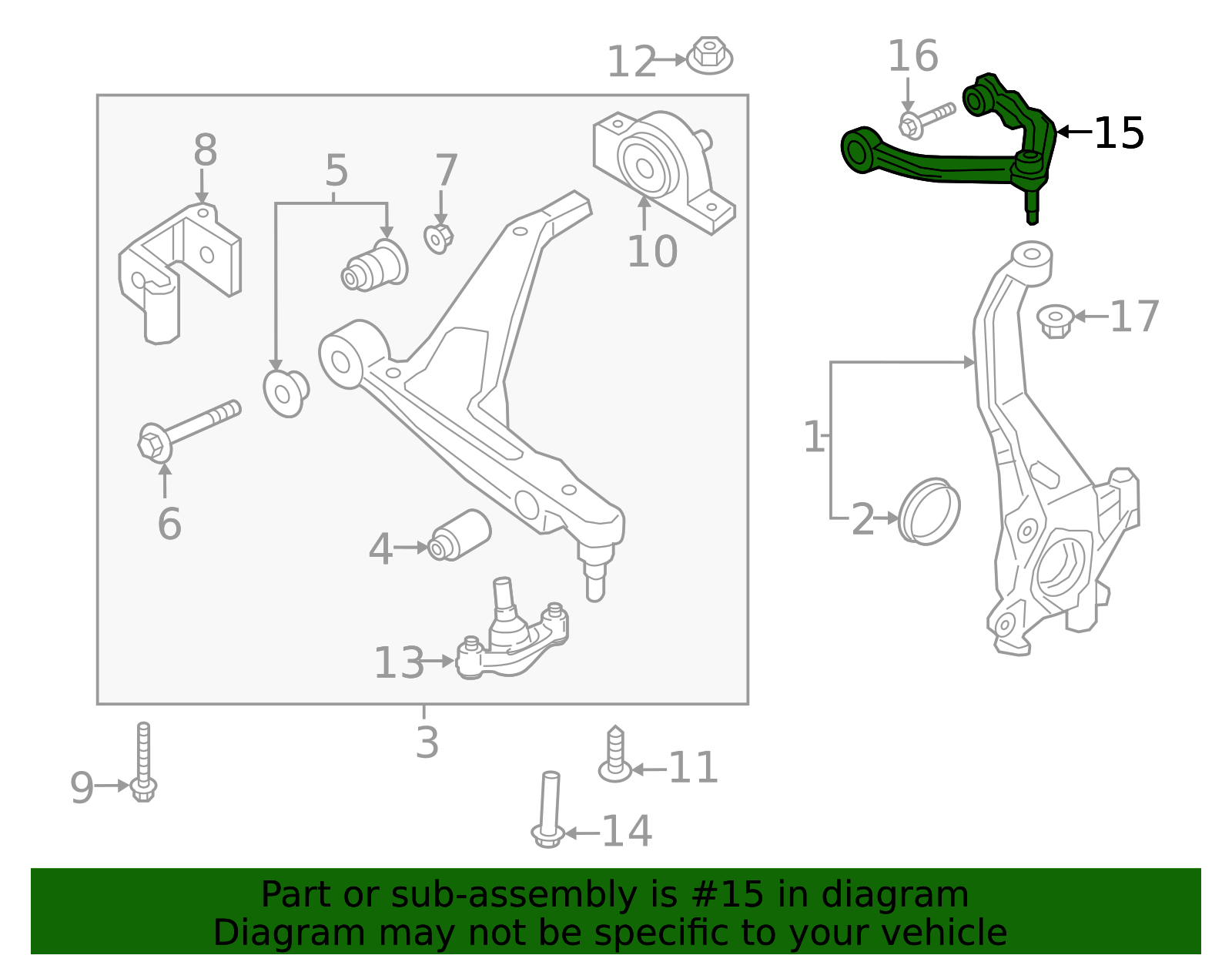 2019-2025 Volvo Upper Control Arm 32395246 | TascaParts.com
