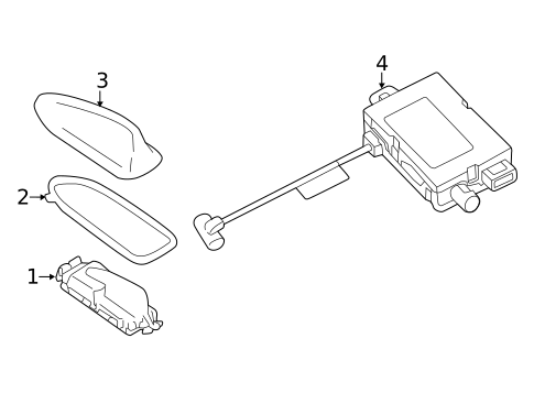 Antenna & Radio for 2015 Volvo S80 #0