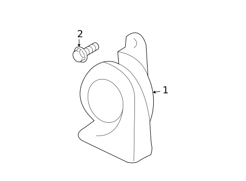 Horn for 2005 Toyota Tundra #0