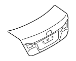 57509AL00A9P - Body: Trunk Lid for Subaru: Legacy Image