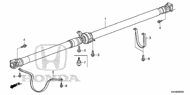 Propeller Shaft for 2016 Honda CR-V #0