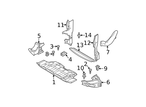 Splash Shields for 2004 BMW X5 #0