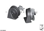 61337932351 - Vehicle Electrical System: Air Horn, High-Frequency, Electronic for BMW Image