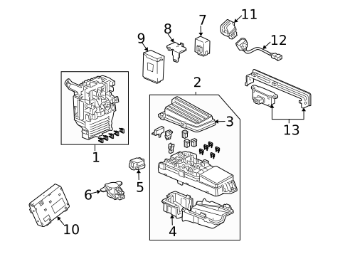 Electrical Components for 2004 Acura TL #0