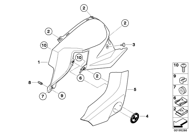 52531230319 - Frame and Mounting Parts: Rubber Support - D=18mm/H=6mm for BMW-Motorrad Image