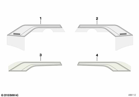 Stickers, Labels, Adhesive Film Strips for 2015 BMW-Motorrad C 650 GT #1
