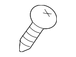 MU461033 - Electrical: Combo Lamp Assembly Screw for Mitsubishi Image