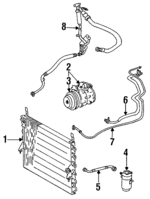 2018302870 - : Condenser for Mercedes-Benz Image