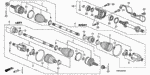 44318SVBA01 - Chassis: BAND, SHAFT BOOT for Honda Image