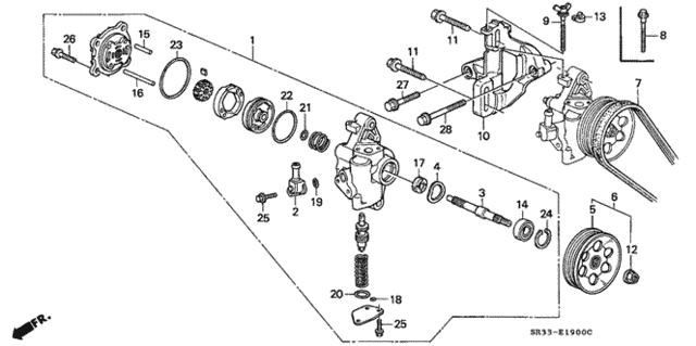 P.S. Pump for 1995 Honda Civic #0