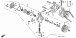 90305P0A003 - Engine: NUT, POWER STEERING PULLEY for Honda Image