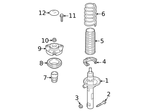 Bearings for 2021 Volkswagen Jetta #0