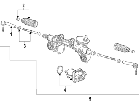 Steering Gear & Linkage for 2022 Chevrolet Tahoe #1