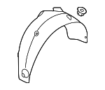 86822BE000 - : Wheelhouse Liner for Hyundai Image