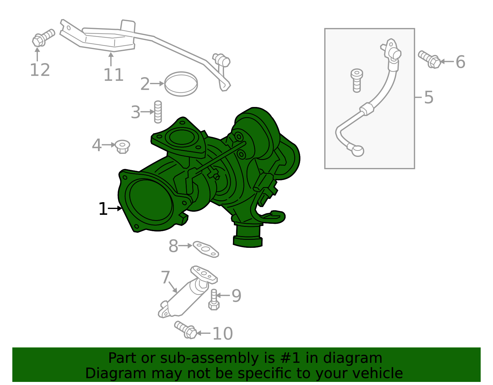 TC-35 - Motorcraft™ Turbocharger - 2013-2019 Ford | Eastgate Ford