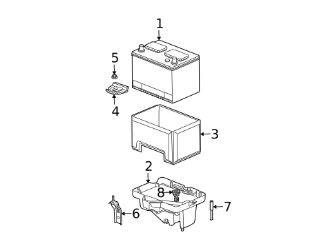 Battery for 2004 Chrysler Pacifica #0