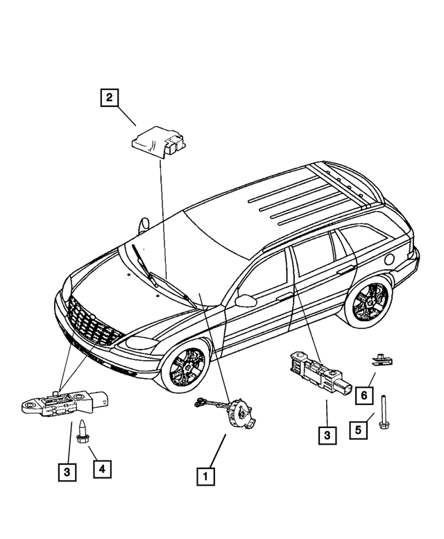 68281393AC - : Clockspring for Mopar Image