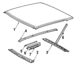 6311114200 - Body: Roof for Toyota: Supra Image