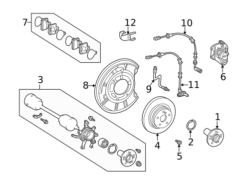 Rear Brakes for 2009 Mercedes-Benz CLS63 AMG #1