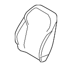 52105A1AFA6 - Body: Seat Back Cover for BMW: 330e, 330e xDrive, 330i, 330i xDrive, 430i Gran Coupe, 430i xDrive Gran Coupe, M340i, M340i xDrive, M440i Gran Coupe, M440i xDrive Gran Coupe, X3, X4 Image