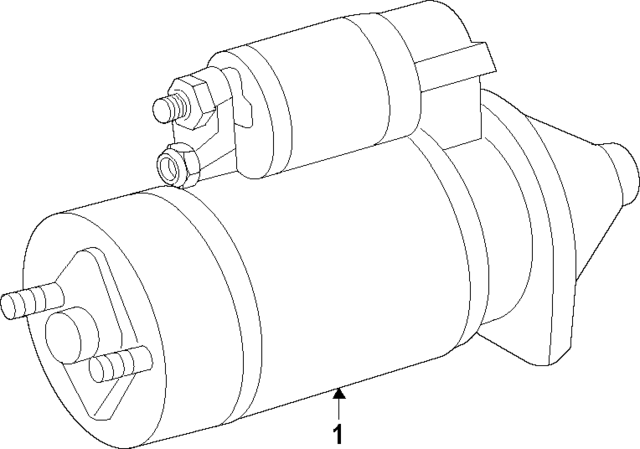 6549061600 - : Starter for Mercedes-Benz: Sprinter 2500, Sprinter 3500, Sprinter 3500XD, Sprinter 4500 Image