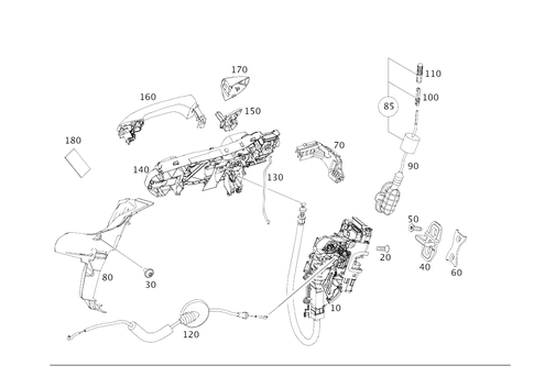Locking System for 2020 Mercedes-Benz AMG GT R #0