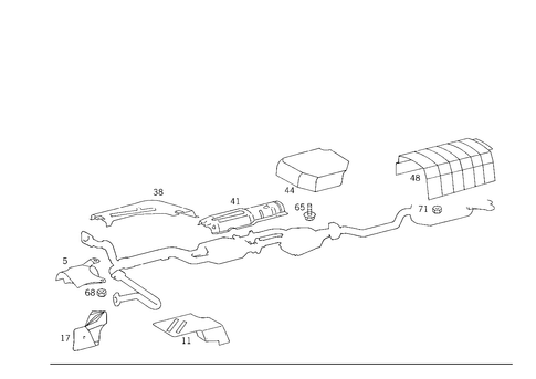 Screening Plates for 1993 Mercedes-Benz 500E #0