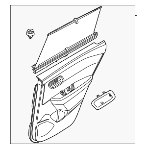 829A14MT4B - : Door Trim Panel for Nissan: Rogue Image