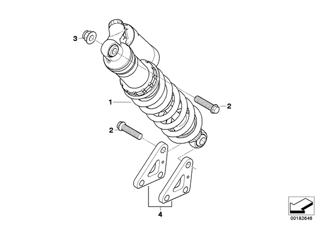 33177708961 - : Set, Strut Linkage for BMW-Motorrad Image