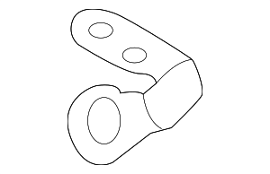 4K0816770K - HVAC: A/C Refrigerant Line Bracket for Audi Image