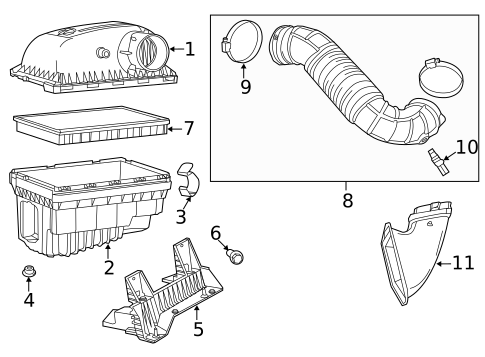 Air Intake for 2016 Ram 3500 #0