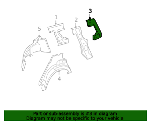 2008-2015 Scion xB Body D-Pillar 61736-12420 | Toyota Parts Center