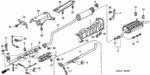 36533PLD000 - Electrical/Exhaust/Heater/Fuel: CLAMP, OXYGEN SENSOR for Honda Image