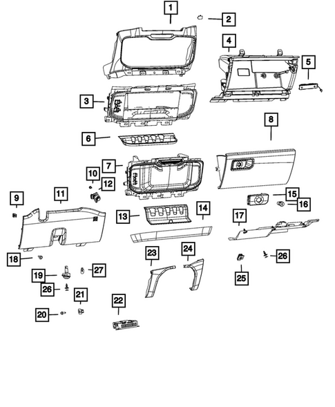 Instrument Panel for 2025 Ram 3500 #4