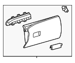 19184877 - : Glove Box Assembly for Pontiac: Vibe Image