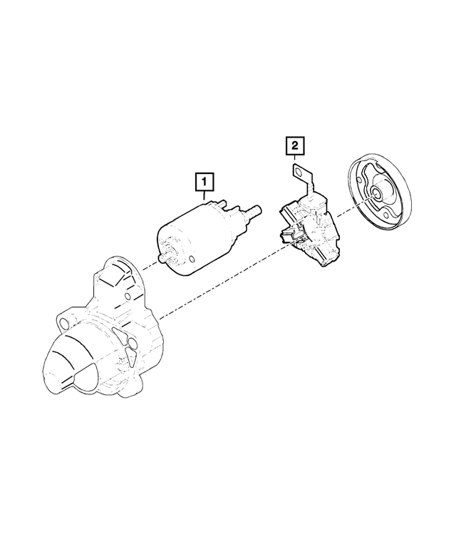 68544370AA - Electrical: Starter Solenoid for Mopar Image