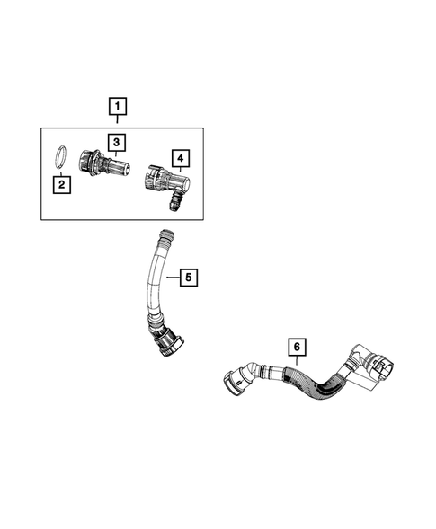 Crankcase Ventilation for 2015 Dodge Challenger #0
