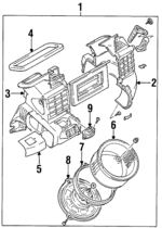 7429060A30 - HVAC: Resistor for Suzuki Image