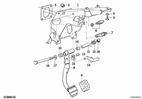 Pedals for 1996 BMW 840i #0