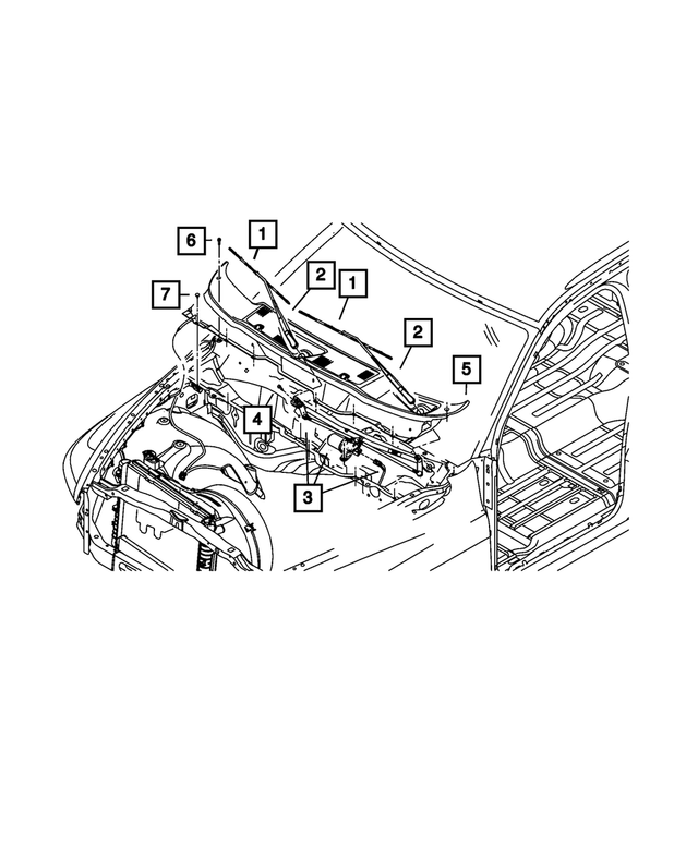 68800063AA - Electrical: Windshield Wiper Motor And Linkage for Mopar Image