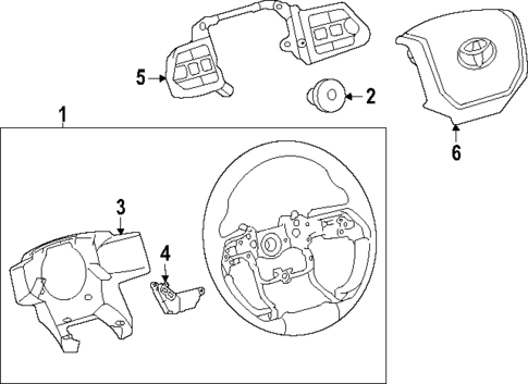 Steering Wheel & Trim for 2025 Toyota 4Runner #0