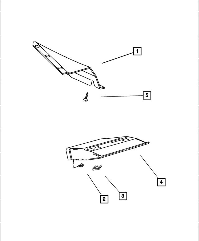 4763847 - Exhaust: Heat Shield, Left for Mopar Image
